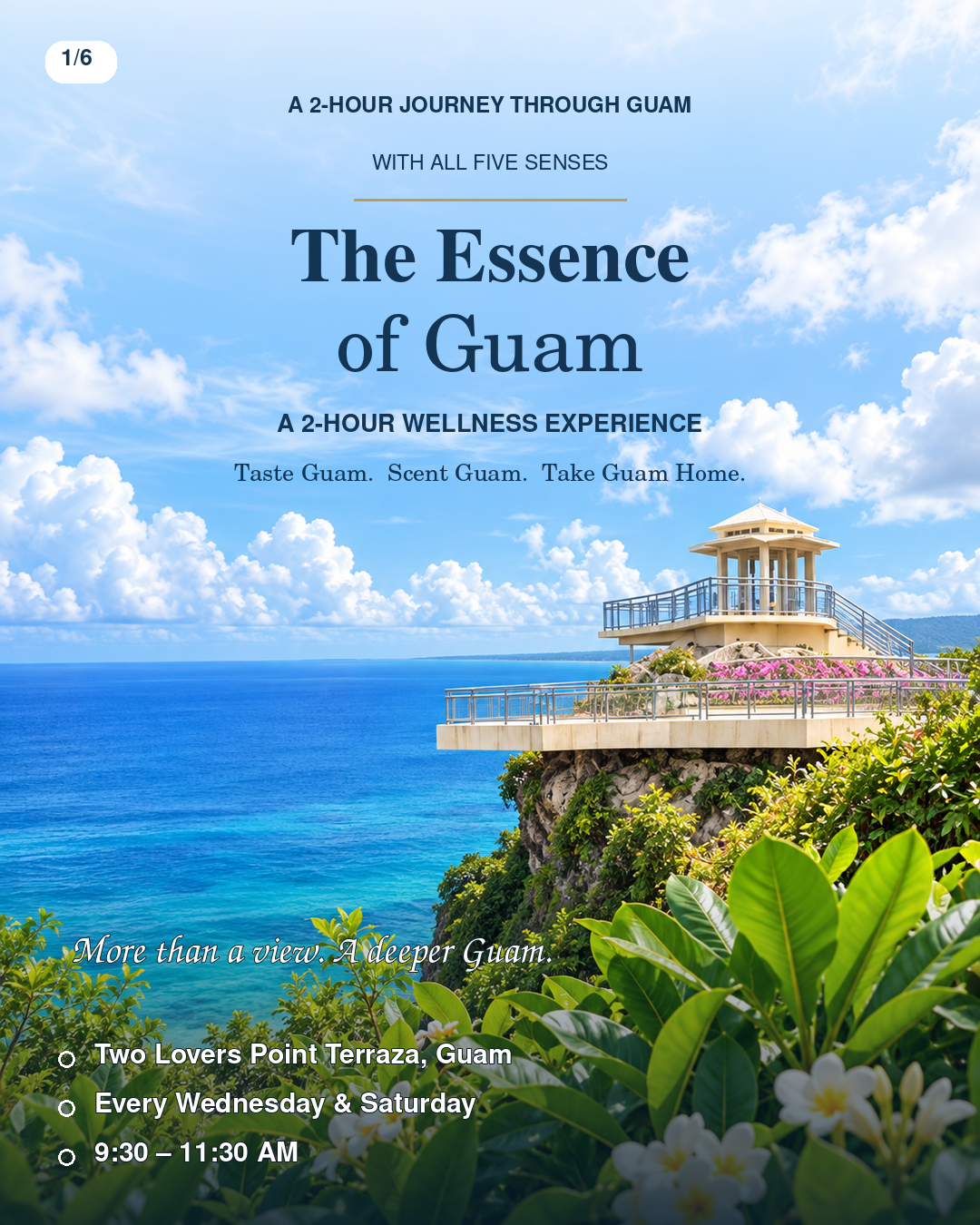Discover The Essence of Guam: A Two-Hour Wellness Experience at Two Lovers Point